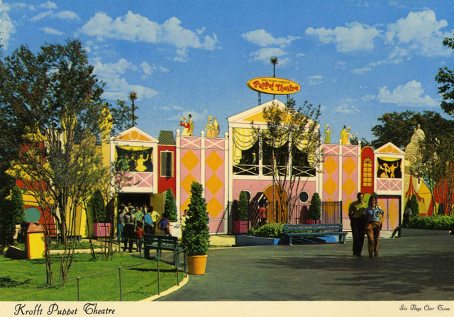 Death to the Yankee Spy Six Flags Over Texas Postcard 